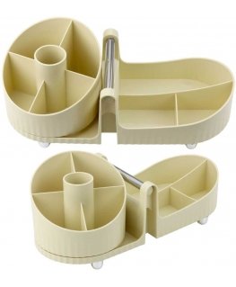 Lean Cosmetics Organizer Office Accessories Handle rusvai gelsvas