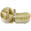 Lean Cosmetics Organizer Office Accessories Handle rusvai gelsvas Lean Cosmetics Organizer Office Accessories Handle rusvai gelsvas