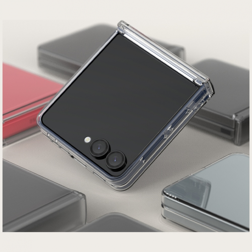 Dėklas Araree Nukin 360 Samsung Galaxy Z Flip7 jaoks, läbipaistev – 4