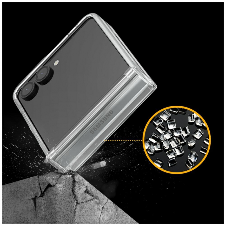 Dēklis Araree Nukin 360 Samsung Galaxy Z Flip7 caurspīdīgs – 5