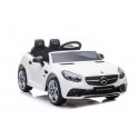 Lean Cars Dvivietis sähköauto lapsille Mercedes SLC 300, valkoinen