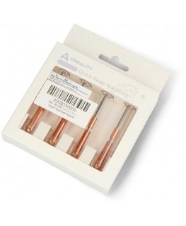 Unicorn Quick-Swap nozzle set for Creality 3D printers - 0.4mm/0.6mm/0.8mm - 1.75mm filament - 4 pcs.