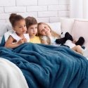 AmeliaHome Pledas SHLEEPY, 130X180 cm, color: dark blue AmeliaHome Pledas SHLEEPY, 130X180 cm, color: dark blue
