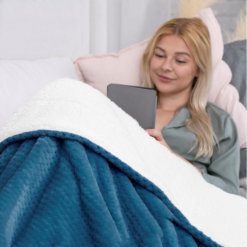 AmeliaHome Pledas SHLEEPY, 130X180 cm, color: dark blue – 5