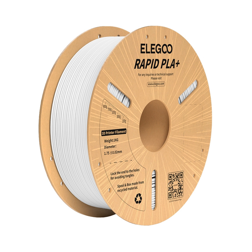 Филамент ELEGOO Rapid PLA+ белого цвета – 2