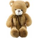 Lean Toys Pehmolelu karhu nauhalla 60 cm Lean Toys Pehmolelu karhu nauhalla 60 cm
