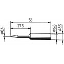 ERSADUR tip, extended 0.4mm/0.016in, for ERSA soldering iron ERSADUR tip, extended 0.4mm/0.016in, for ERSA soldering iron