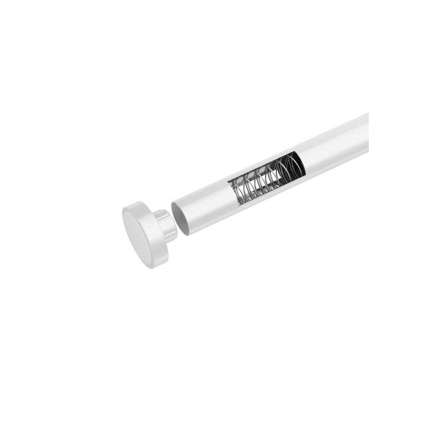 Telescopic shower rail LUZ, Ø 2.8 cm, 110-185 cm, WENKO – 2