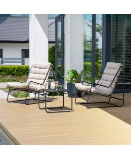 Lauko baldų komplektas Patio Topaz D060-05EW terasos sodo baldų komplektas