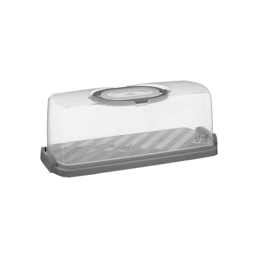 5five Simply Smart Portable Cake Container, 16 x 36 cm