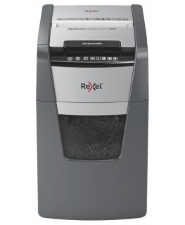Rexel AutoFeed+ 130M paperisilppuri Mikroleikkaava 55 dB musta, Harmaa