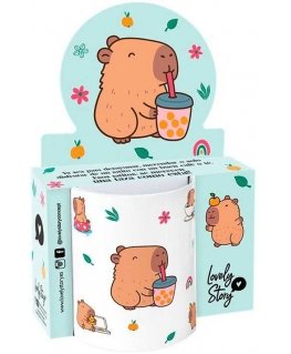 Gražus istorija Kapibara Blubble Tea puodelis 330ml