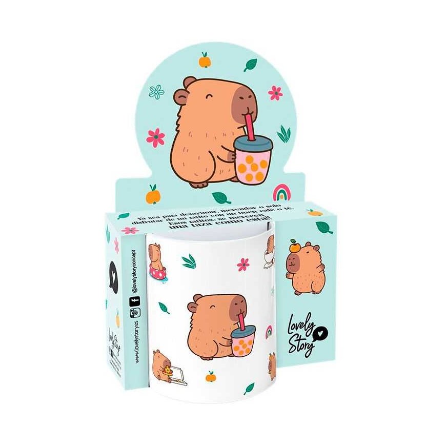 Lovely Story Capibara Blubble Tea mug 330ml