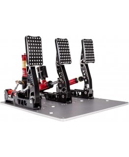 SIMAGIC Crimson Edition, hydraulic three-pedal set, 200 kg weight sensor, standard throttle valve. S310