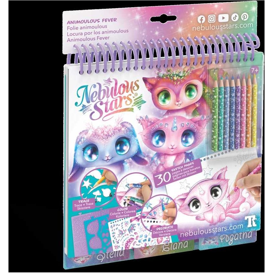NEBULOUS STARS творческий набор Sketchbook-Animulous Fever, 11141