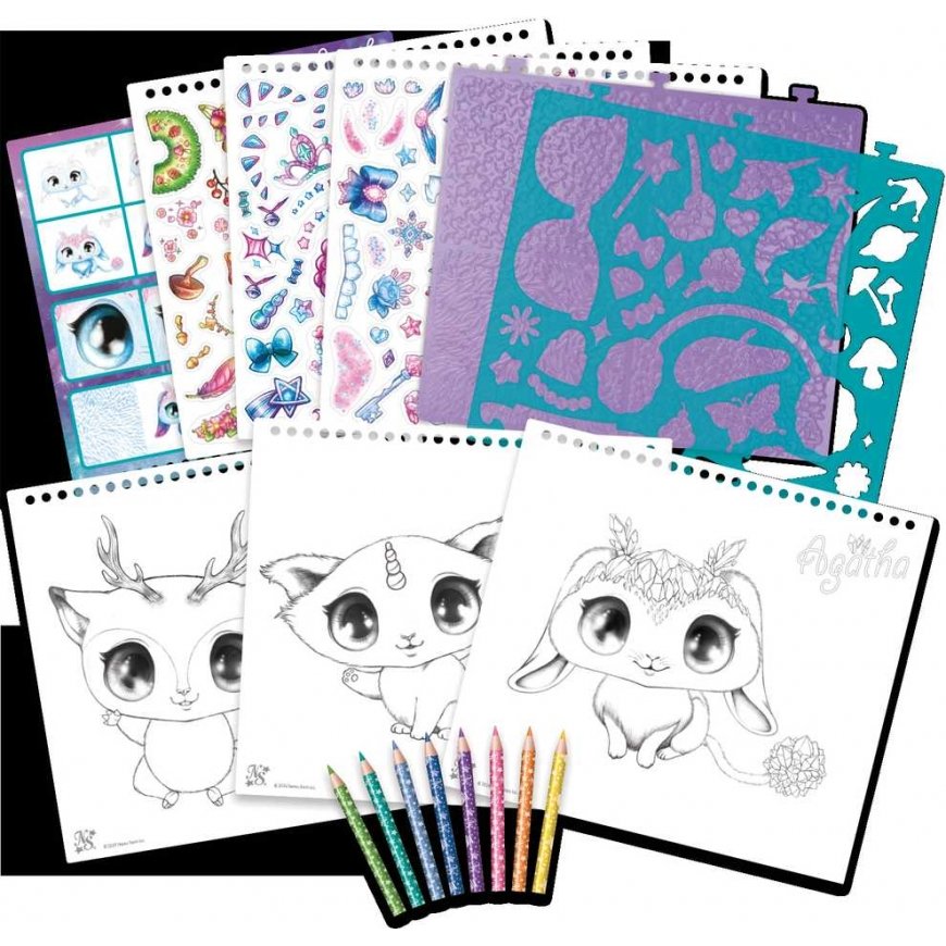 NEBULOUS STARS loominguline komplekt Sketchbook-Animulous Fever, 11141 – 2