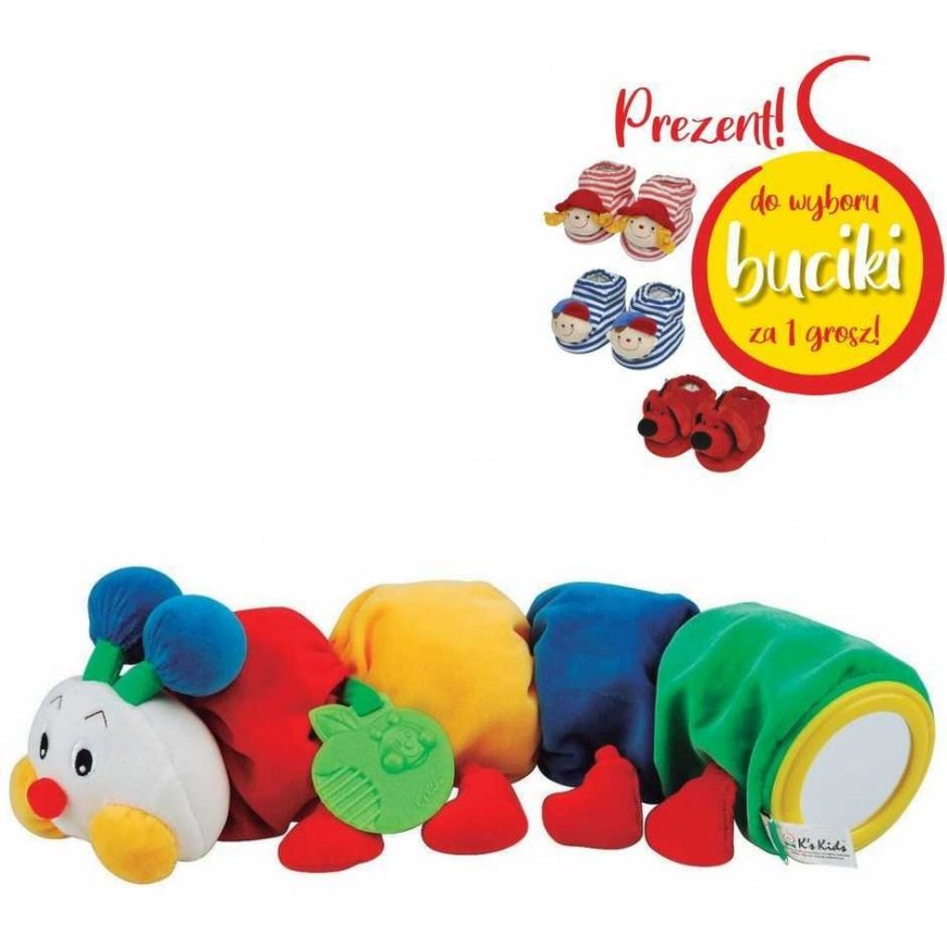 K's Kids Moja plush toy caterpillar