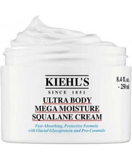 Kiehls Mega Moisture Squalane Cream - Hydrating Body Cream - 250 ml