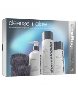 Puhasta + Sära komplekt Dermalogica: Eriline, puhastusgeel, näole, 250 ml + Eelne puhastus, eemaldab mustuse, õli, näole, 150 ml