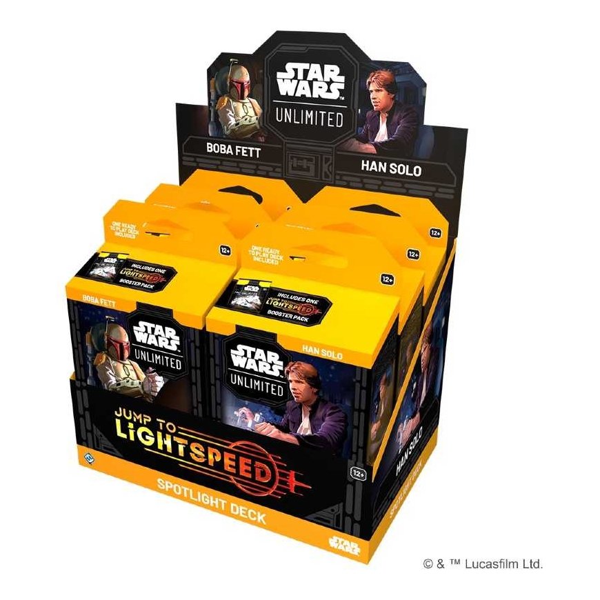 Fantasy Flight Games Star Wars: Unlimited Card Game - Jump to Lightspeed - Spotlight Deck Box (6) – 2