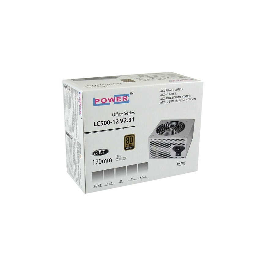 LC-Power LC500-12 V2.31 toiteallika komponent 350 W 20+4 pin ATX ATX Hall – 2