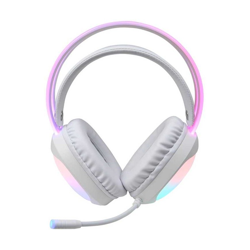 MARVO HG8959 Lumi 40 RGB Wired Gaming Headphones | USB | 3.5 mm | White – 3