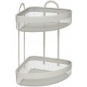 5five Simply Smart MAYAJ kitchen countertop shelf, 2 baskets, metal