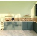 5five Simply Smart MAYAJ kitchen countertop shelf, 2 baskets, metal
