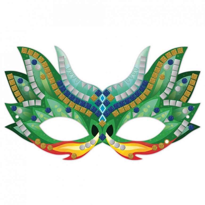 JANOD Creative Kit - Mosaic Masks Set 1 vnt – 3