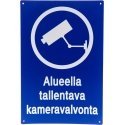 Sign, Camera surveillance in the area, 20 x 30 cm, blue Sign, Camera surveillance in the area, 20 x 30 cm, blue