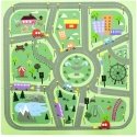 Achoka Mokomasis lattiamatto 90x90 Paksu vaahtomuovipalapeli 9 kpl. Humbi City katujen Kaupungin kaupungin tiet Achoka Mokomasis lattiamatto 90x90 Paksu vaahtomuovipalapeli 9 kpl. Humbi City katujen Kaupungin kaupungin tiet