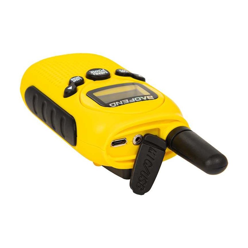 Blow Pūt PMR raadio BF-T6 2W 2tk kollane BAOFENG – 3