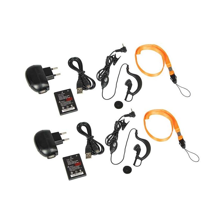 Blow Pūt PMR radio BF-T6 2W 2kpl keltainen BAOFENG – 4