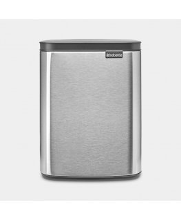 Brabantia Bo Waste Bin 7 L Прямоугольный Стальной Черный, Стальной
