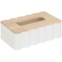 Cherry colored napkin box, 24 x 9 x 15 cm