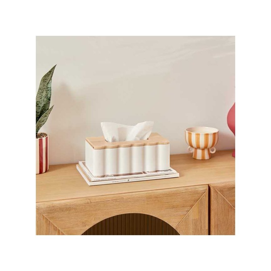 Cherry colored napkin box, 24 x 9 x 15 cm – 2
