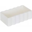 Cherry colored napkin box, 24 x 9 x 15 cm