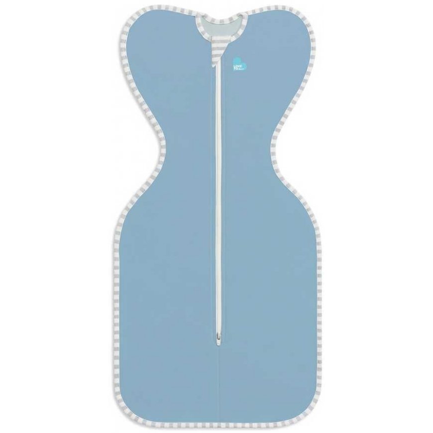 Love To Dream Swaddle UP Wrap - Size M - Dusty Blue - STAGE 1 - 1.0 TOG Original