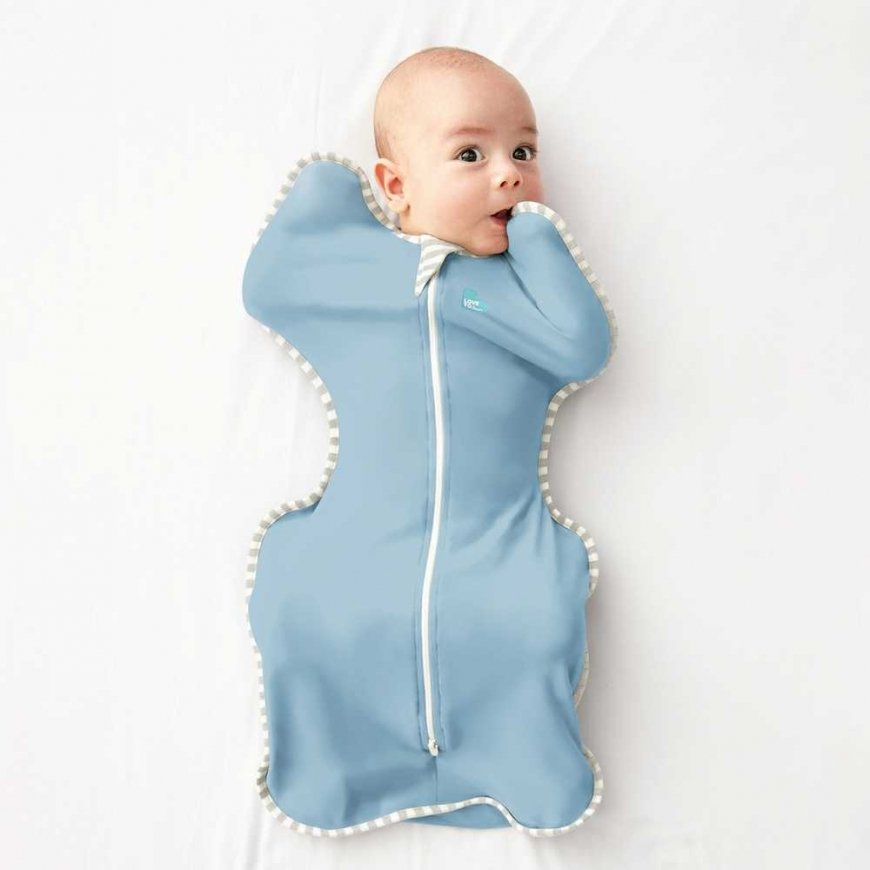 Love To Dream Swaddle UP Wrap - Size M - Dusty Blue - STAGE 1 - 1.0 TOG Original – 2