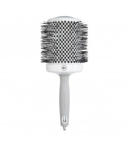 Olivia Garden Expert Blowout Shine Valkoinen ja Harmaa 80 mm 1 kpl hiusten muotoiluväline
