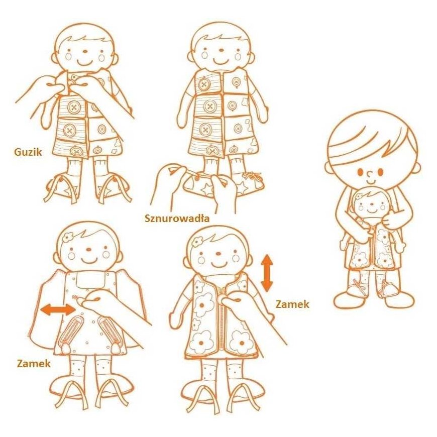 Ks Kids Training2S Кукла для одевания 2 в 1 – 2