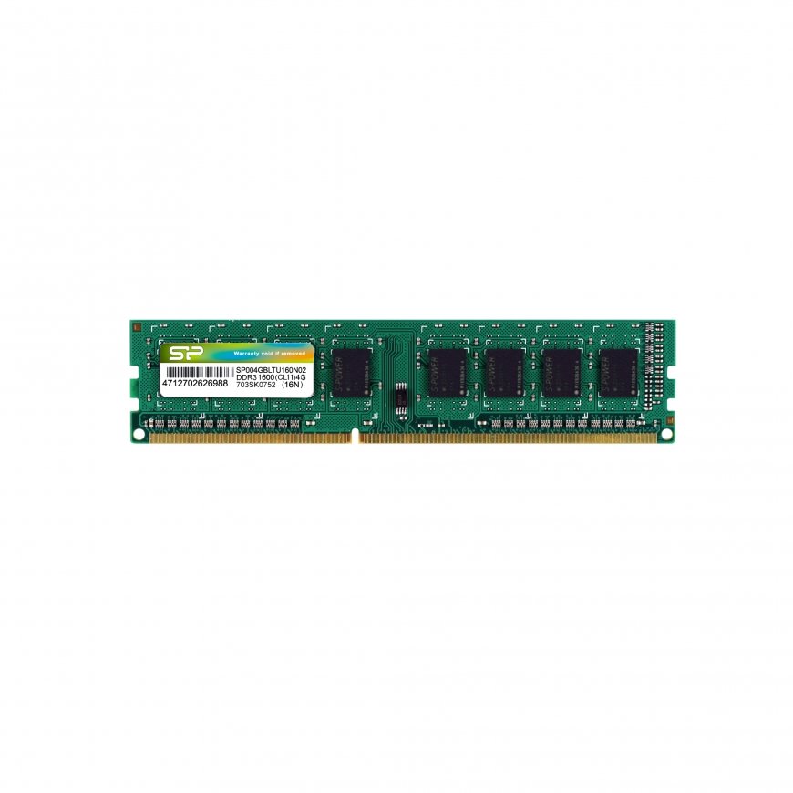 Silicon Power SP004GBLTU160N02 mälumoodul 4 GB DDR3