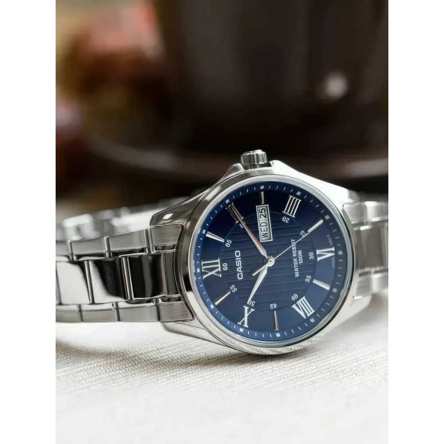 Men's watch CASIO MTP-1384D-2A + BOX – 3