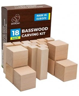 Table - BeaverCraft BW18 18 pcs. for carving