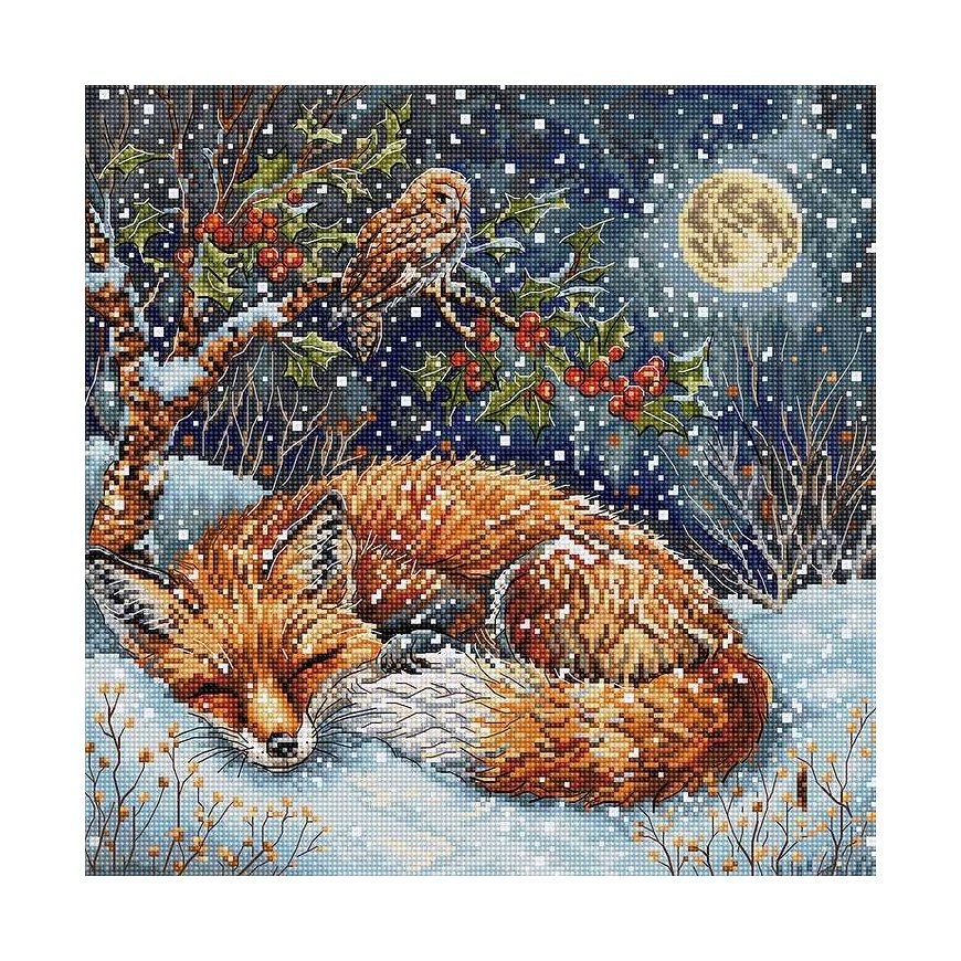 Letistitch Krustdūriena izšūšanas komplekts "Frosted