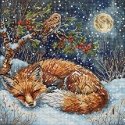 Letistitch Cross Stitch Kit "Frosted Dreams" 26x26cm SLETIL9938 Letistitch Cross Stitch Kit "Frosted Dreams" 26x26cm SLETIL9938