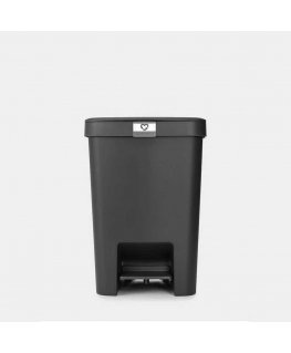 BRABANTIA StepUp pedāļu atkritumu tvertne 25 l Tumši pelēka 800269