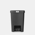 BRABANTIA StepUp pedaalprügikast 25 l Tume Pilkas 800269 BRABANTIA StepUp pedaalprügikast 25 l Tume Pilkas 800269
