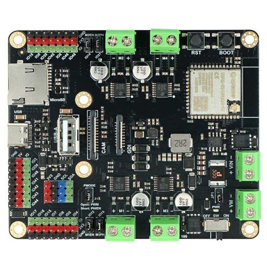 DFRobot Romeo ESP32-S3 - FPV RC autode robotite arendamiseks mõeldud arendusplaat – 2