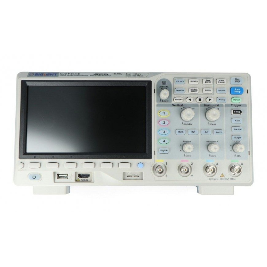 Siglent SDS 1104X-E 100 MHz oskilloskooppi, 4 kanavaa – 2